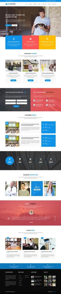 Pin Education LMS WordPress theme