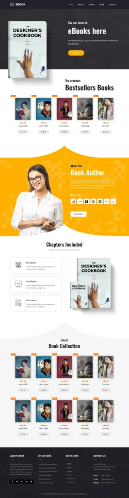 Pin Ele eBook - Publisher WordPress Theme