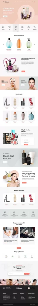 Cosmetics WordPress Theme