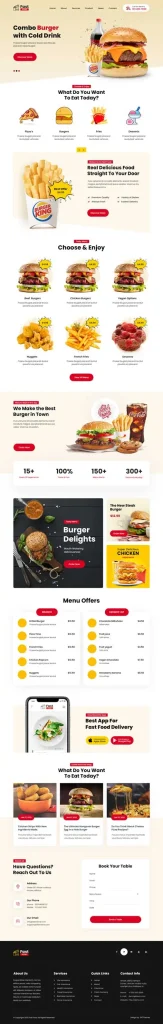 Fast Food WordPress Theme