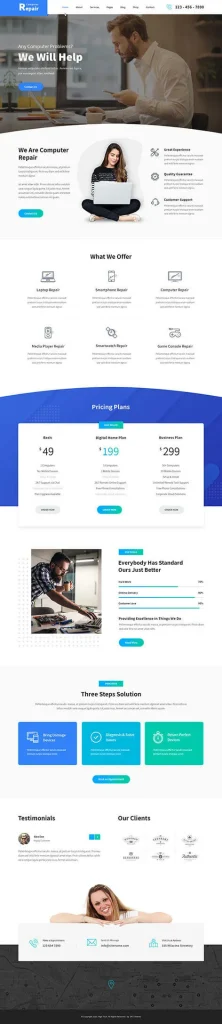 IT Services WordPress Theme