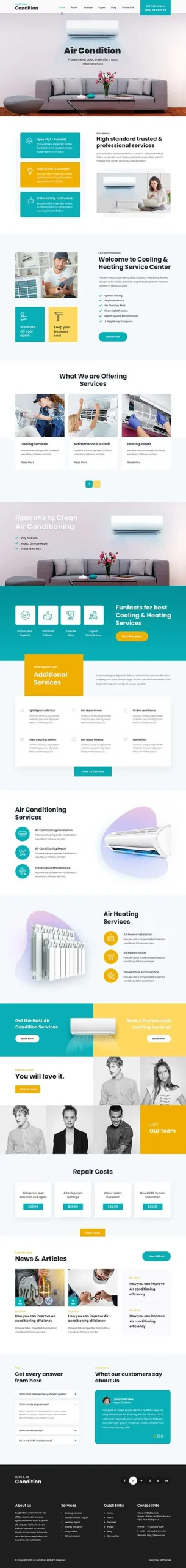 AC Repair WordPress Theme