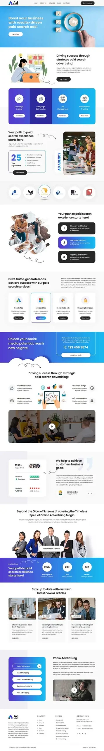 Ad Agency WordPress Theme