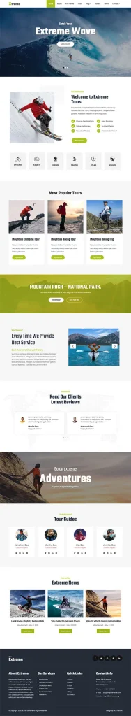 Adventure Tours WordPress Theme