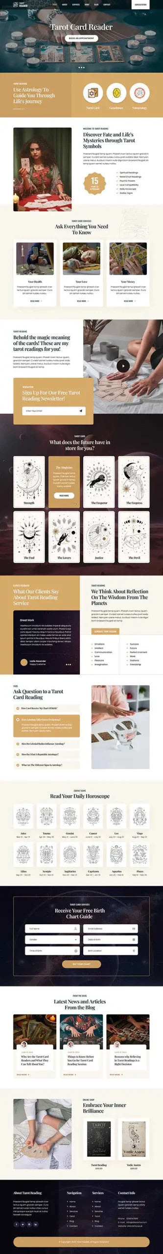 Astrology WordPress Theme