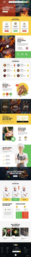 BBQ Restaurant WordPress Theme