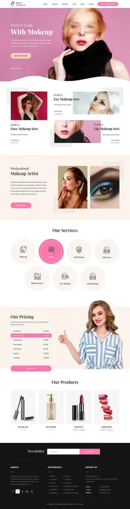 Beauty Salon WordPress Theme