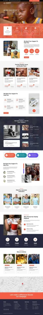 Charity WordPress Theme