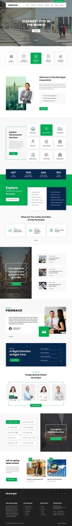 City Government WordPress theme