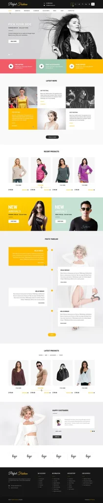 Clothing WordPress Theme