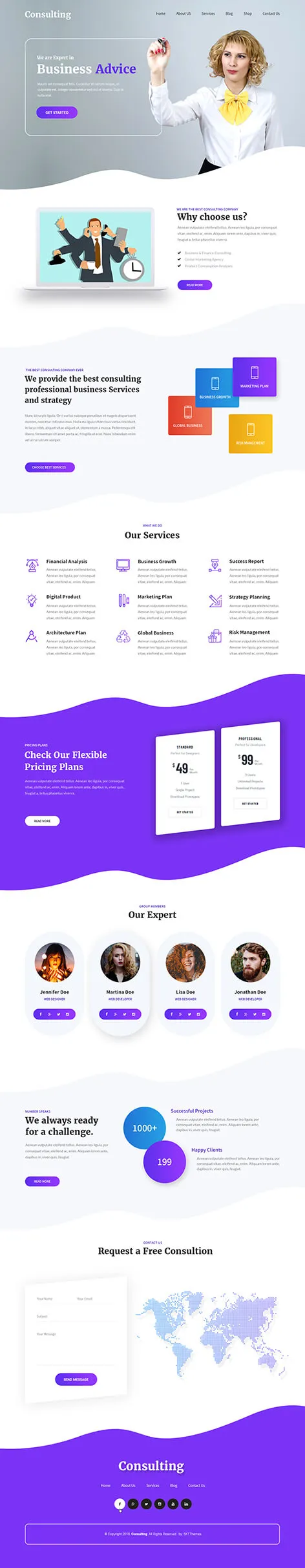 Consulting Services WordPress Theme