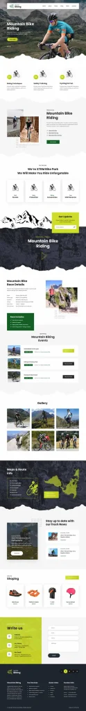 Cycling WordPress Theme