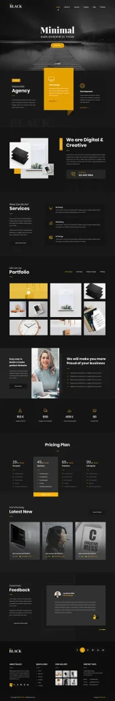 Dark WordPress Themes