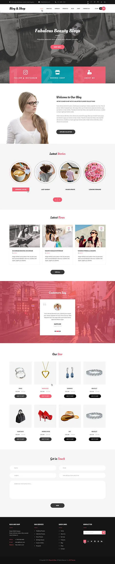 Elementor Blog Template