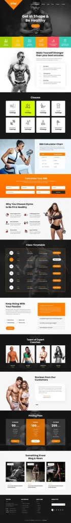 Fitness Coach WordPress Theme