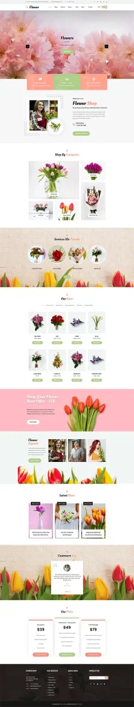 Flower Shop WordPress Theme