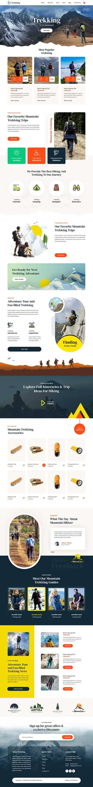 Hiking WordPress Theme