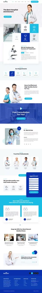 Hospital WordPress Theme