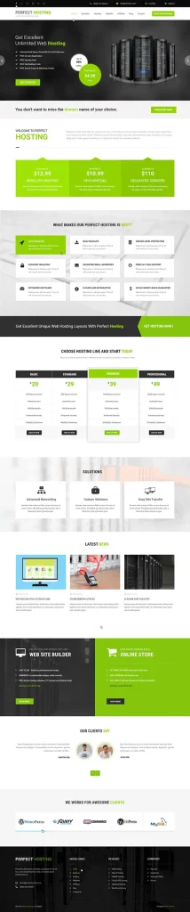 Hosting WordPress Theme