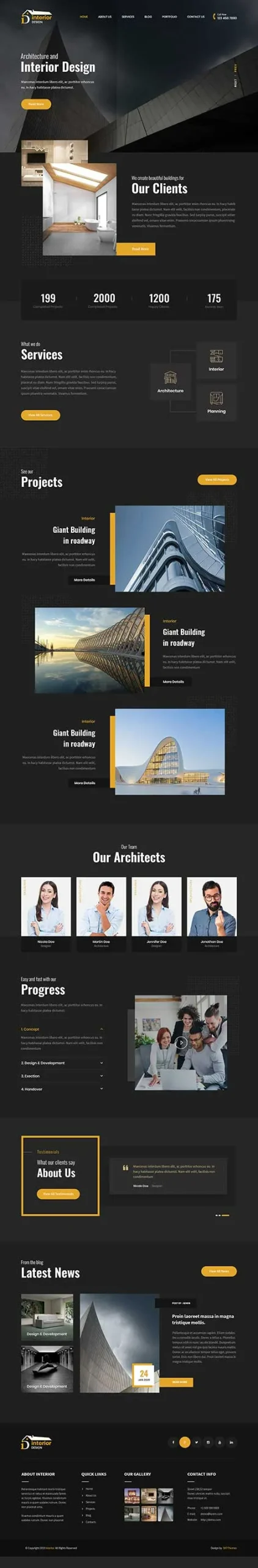 Interior Design WordPress Theme