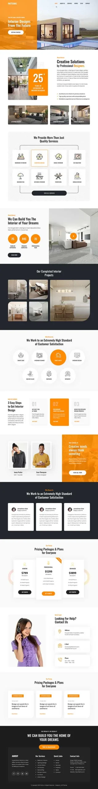 Interior WordPress Theme