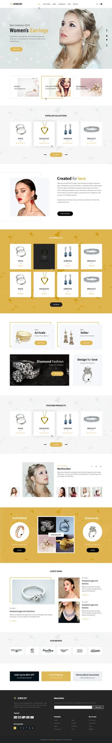 Jewellery Shop WordPress theme