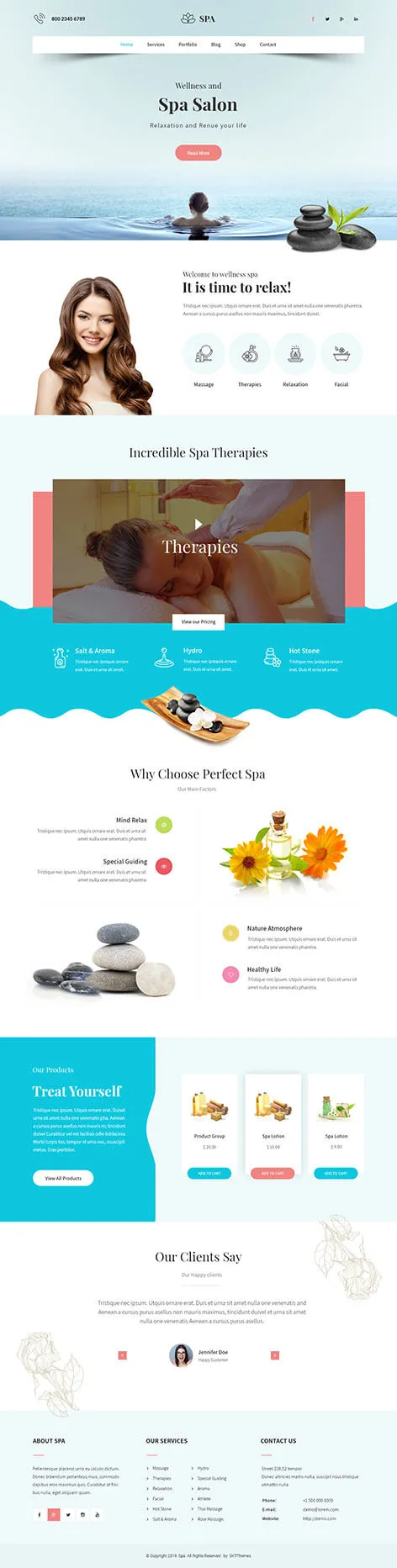 Luxury Spa WordPress Theme