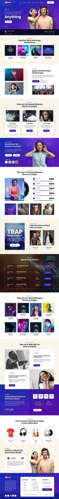 Music Artist WordPress Theme