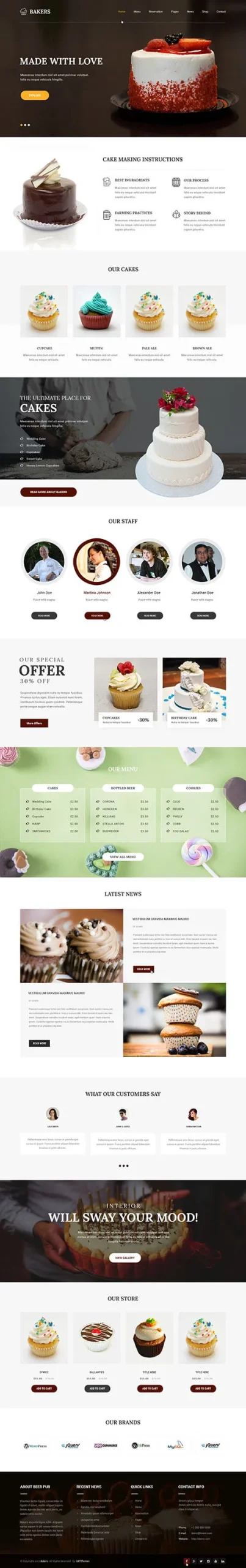 Pastry WordPress Theme