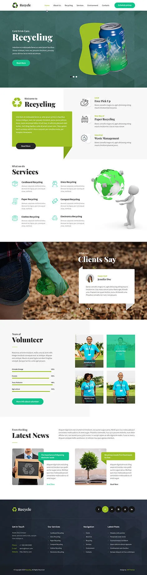 Green Business WordPress Theme