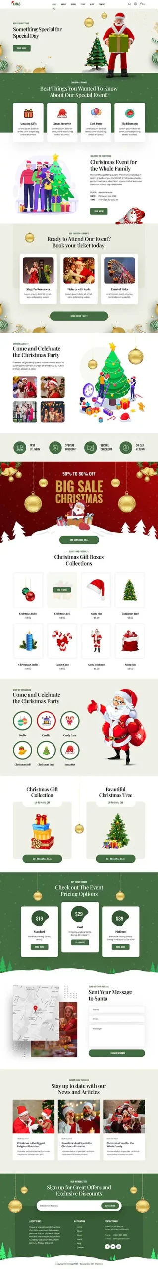 Santa WordPress Theme