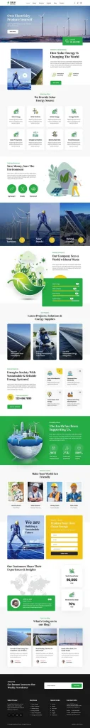 Solar Energy WordPress Theme