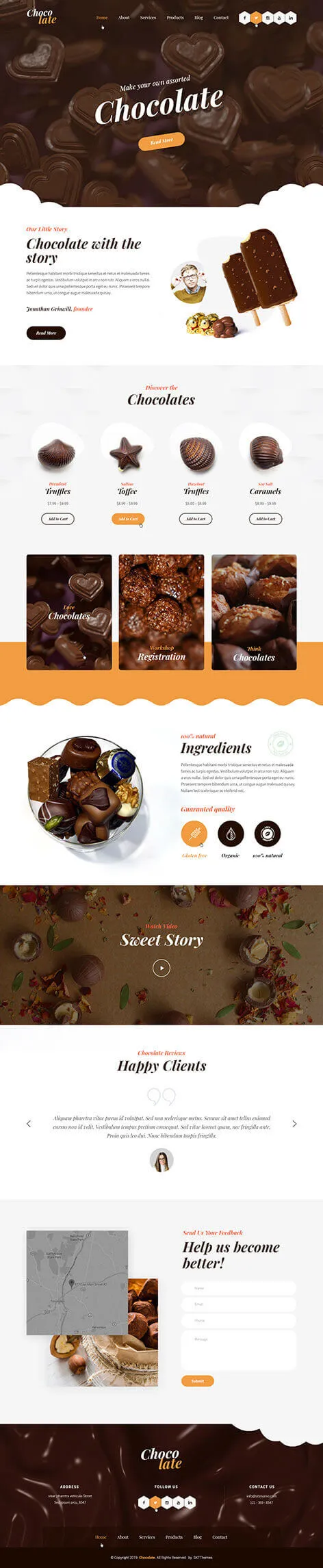 Sweet Shop WordPress Theme